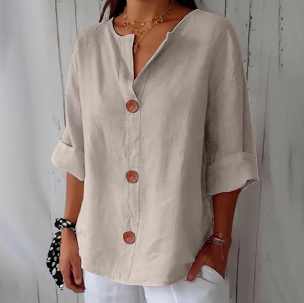 Clara - Camicetta casual in lino