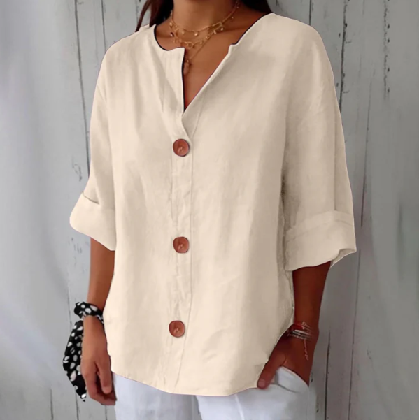 Clara - Camicetta casual in lino
