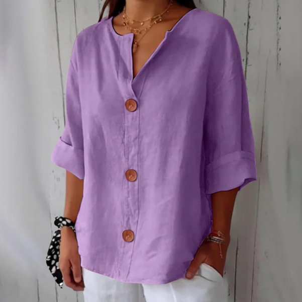 Clara - Camicetta casual in lino