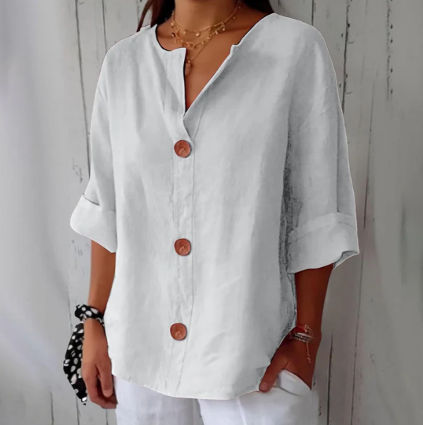 Clara - Camicetta casual in lino
