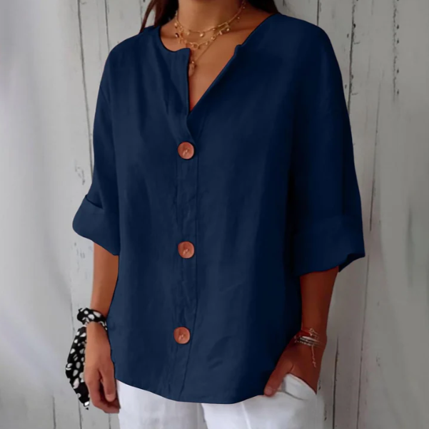 Clara - Camicetta casual in lino