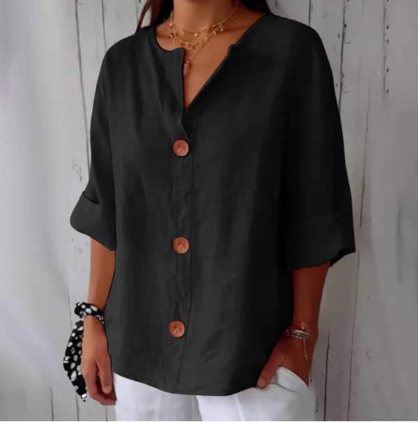 Clara - Camicetta casual in lino